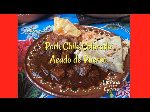 Pork Chile Colorado- Asado de Puerco