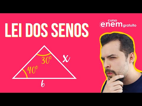 LEI DOS SENOS: Fórmula, como usar e exercícios resolvidos | RESUMO DE MATEMÁTICA PARA O ENEM