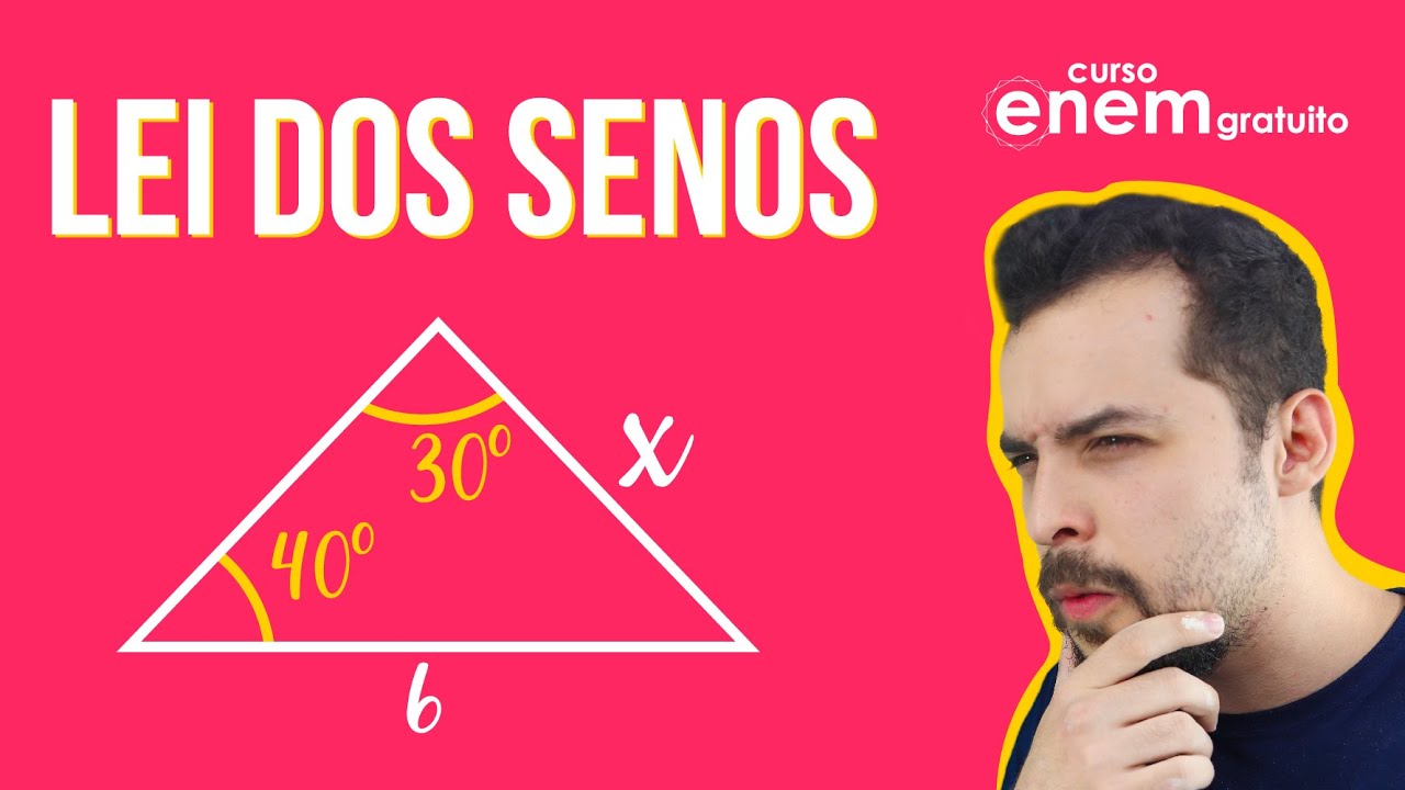 LEI DOS SENOS: Fórmula, como usar e exercícios resolvidos | RESUMO DE MATEMÁTICA PARA O ENEM