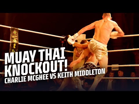 MUAY THAI KNOCKOUT 🔥 Charlie McGhee vs Keith Middleton | Road to Rebellion | Full Fight Replay