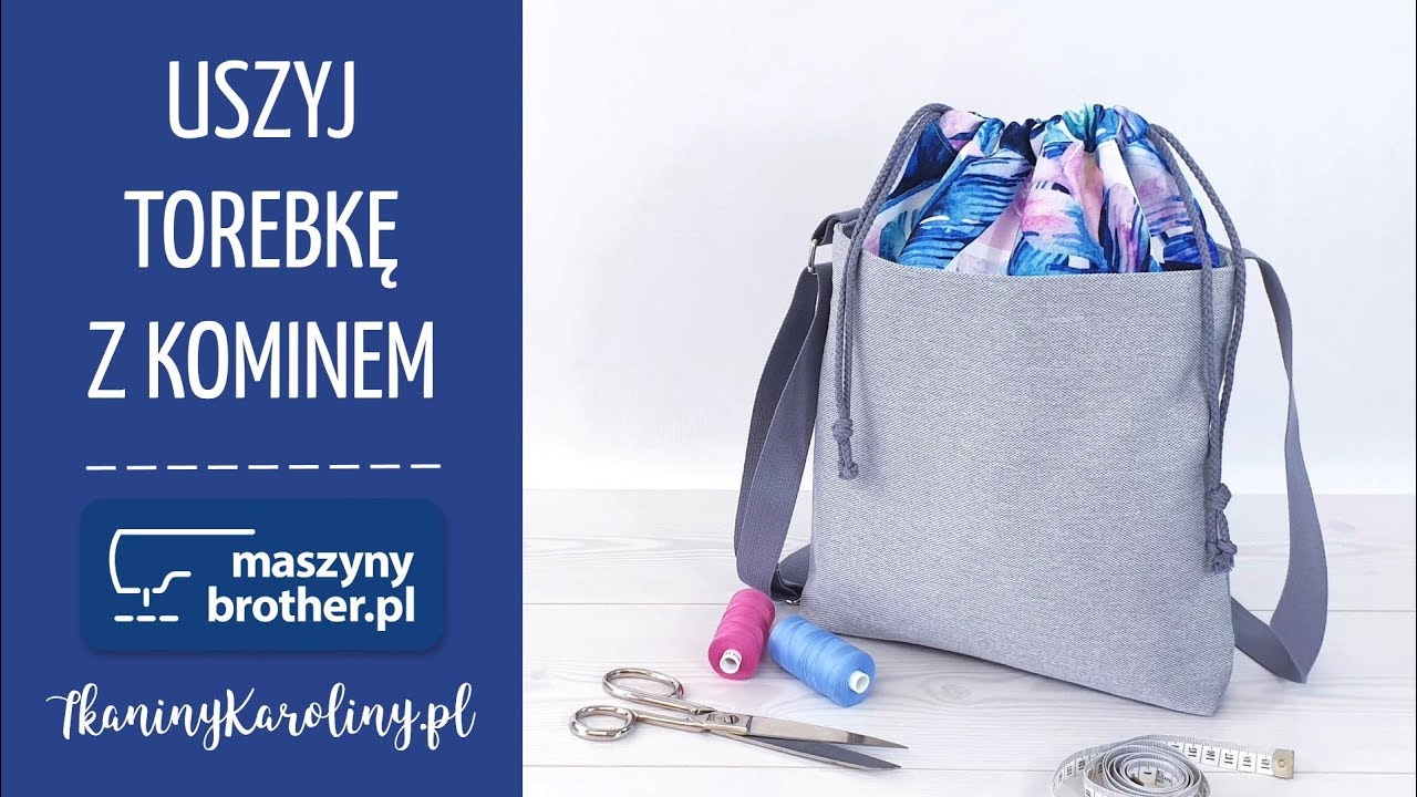 DIY: TOREBKA Z KOMINEM - uszyj z nami!