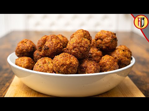 Fried pork meatballs the Romanian way | Chiftele #shorts