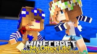 My Other Life #11-NAOMI GIVES LITTLE CARLY A BLACK EYE (Minecraft Roleplay)