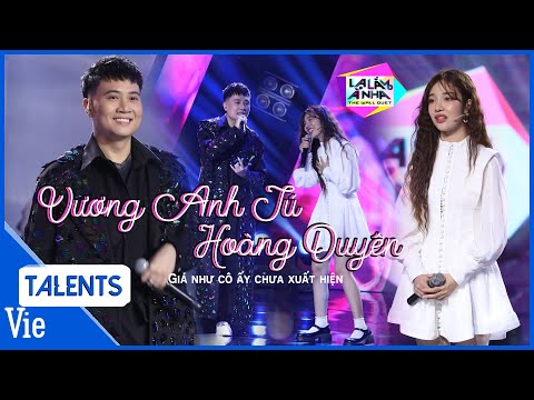 Hoàng Duyên live "Giá như cô ấy chưa xuất hiện" cùng chính tác giả Vương Anh Tú nhưng không nhận ra