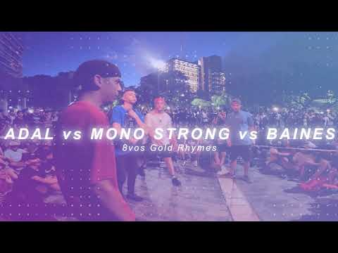 ADAL vs MONO STRONG vs BAINES  | 8vos #GOLDRHYMES2021 | 1vs1  01-Diciembre