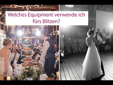 Welches Equipment verwende ich zum Blitzen bei Hochzeiten?