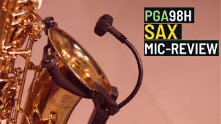 Video thumbnail for SHURE PGA98H Saxophone Microphone Review by Kadrian Thomas