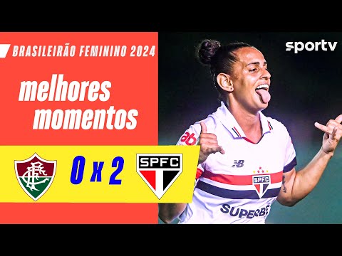 Gols e lances de Fluminense x São Paulo