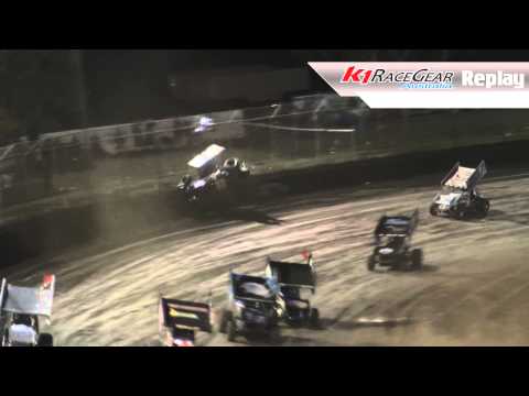 Sprintcars: Brodie Tulloch Rollover - Toowoomba Speedbowl