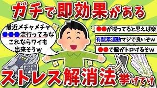「人生ラクになる！ガチで効くストレス解消法を挙げてけｗｗｗ【ゆっくり解説】」