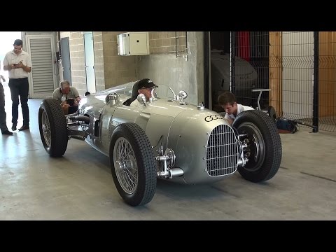 Thumbnail for Auto Union Grand Prix racing car Type C, 1936 V16 Start up and Revs by Auto Union