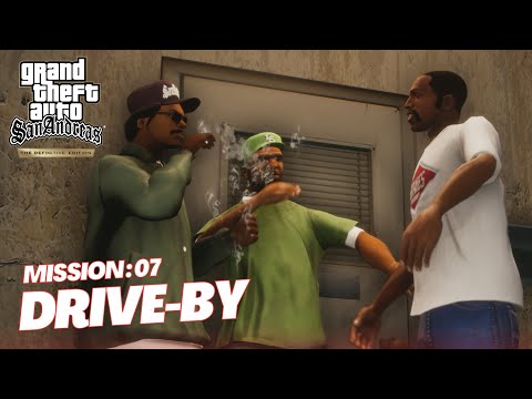 GTA San Andreas Definitive Edition - Mission 07: Drive-by | Gameplay Walkthrough