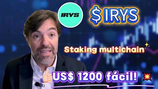 Staking de $IRYS — do iniciante ao profissional no