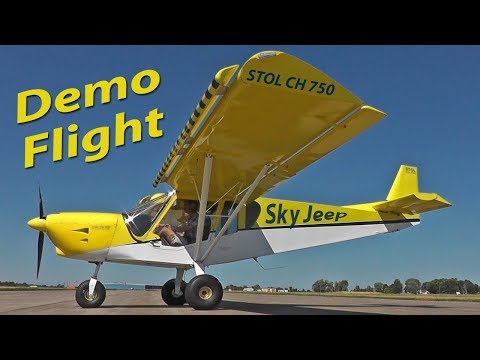Demo flight: Zenith STOL CH 750 light sport utility kit aircraft