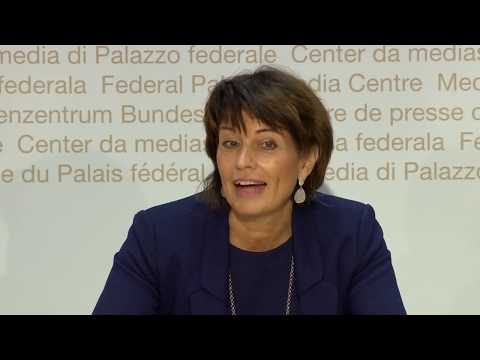 27.09.2018 - Rücktrittserklärung von Doris Leuthard