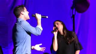 darren criss &amp; lea michele - getaway car - lmdc tour, brighton 01.12.18