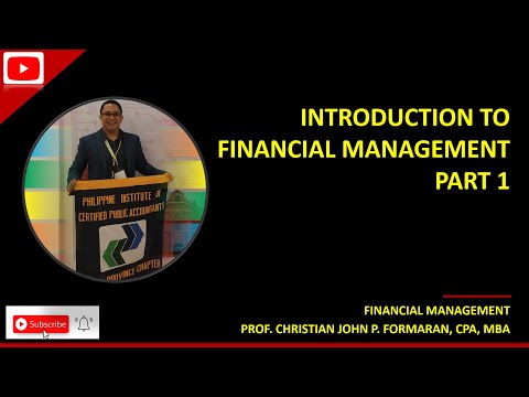 FM101.Introduction to Financial Management Part 1