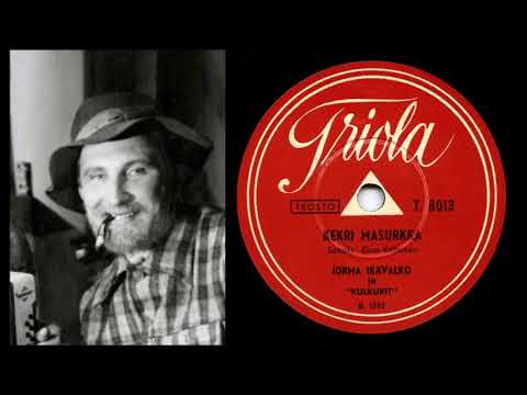 KEKRI MASURKKA, Jorma Ikävalko ja Kulkurit levyttivät 12.4.1950