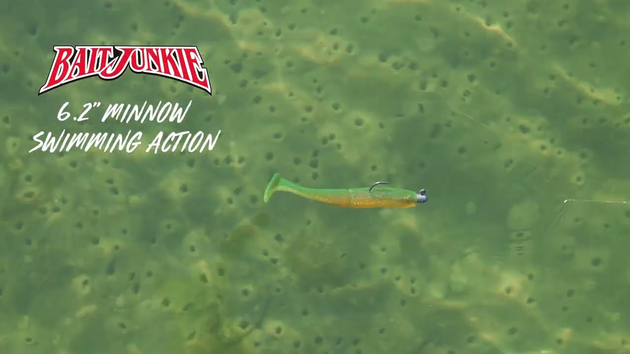 Daiwa Baitjunkie 6.2in Minnow Soft Plastics video thumbnail