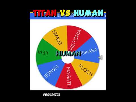 Pieck Finger VS Mikasa Ackerman | Titan VS Human | Attack On Titan (By Elimination Wheel) Part 9