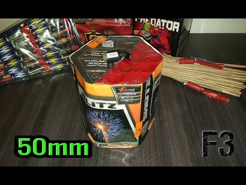PIROMAX Blitz 50mm Cake | F3 | delovarana fireworks