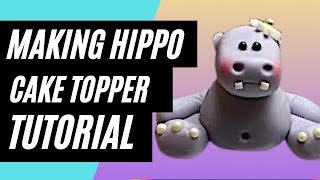 How To Make A Hippo Cake Topper