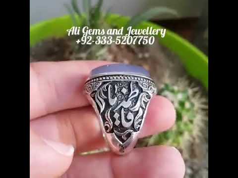 Sasni YAMNI AQEEQ Hand Crafted Ring by ALI GEMS +92-333-5207750