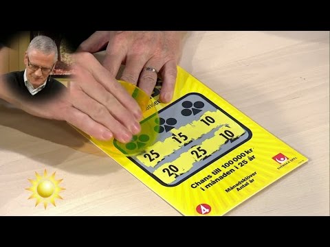 Ove från Gislaved skrapar Triss - Nyhetsmorgon (TV4)