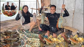Download lagu Nag Mukbang Kami Ng Lobster Crabs Mantis Shrimp|Catch Clean And Cook mp3