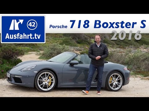 2016 Porsche 718 Boxster S (982) test drive report, test, review