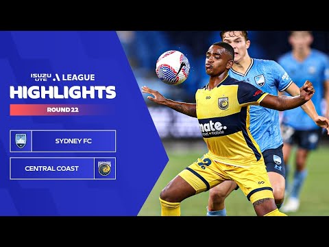 Sydney FC v Central Coast Mariners - Highlights | Isuzu UTE A-League 2023-24 | Round 22