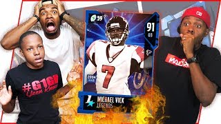 WE PULLIN FOR 91 OVR BOSS LEGEND VICK ! - Madden 19 Ultimate Team Pack Opening