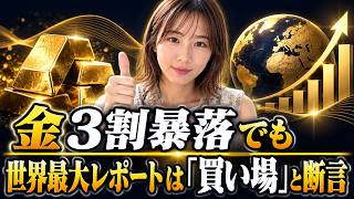 【金投資】世界最大の金レポートが示す2030年8926ドル予想の根拠｜ゴールド3割急落でも私が積立をやめない理由