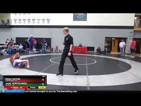 187 Lbs Semis & 3rd Wb (16 Team) - Noah Mathis, Kansas Red Vs Zane Montelongo, CO Blue 78fa