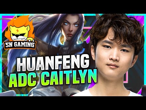 HUANFENG HARD CARRY CAITLYN! - SN Huanfeng Plays Caitlyn ADC vs Jhin! | KR SoloQ Patch 10.22