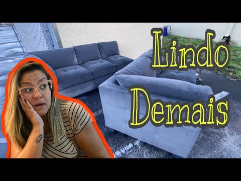 INACREDITÁVEL 5 sofás no LIXO | Doei muita coisa da garagem #lixoluxo #tamaraculturausa #seinscreva