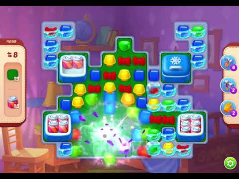 HomeScapes Level 4699 no boosters (15 moves)