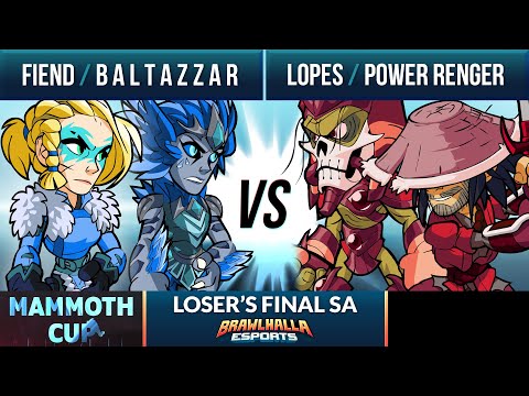 Fiend & B A L T A Z Z A R vs Lopes & Power Renger - Loser's Final - Mammoth Cup 2020 - 2v2 SA