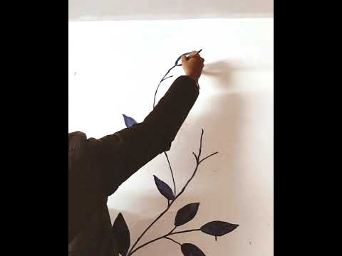 🌸 Morden Floral Wall aArt | Elegant Hand-painted Interior Design 🌸