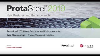 Protasteel 2019 New Features And Enhancements