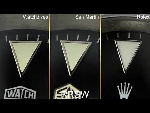 Rolex v San Martin v Watchdives The Results!
