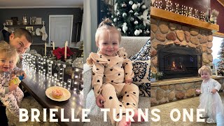 Brielle turns one | Home Video | Family vlog