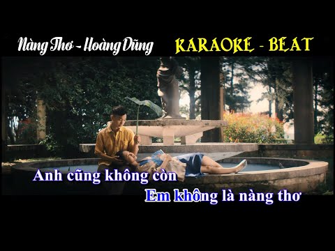 [KARAOKE] Nàng Thơ - Hoàng Dũng | KARAOKE - BEAT GỐC