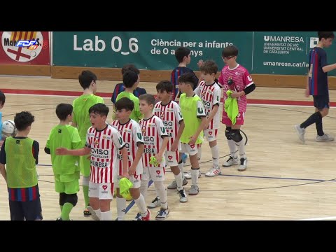 Resum Covisa Manresa FS - Barça (Divisió d'Honor Aleví Futbol Sala)