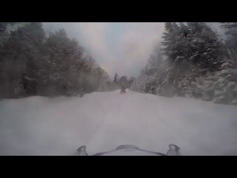 Maine Snowmobile Trail Ride