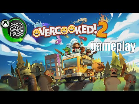 overcooked 2 gameplay xbox game pass if u like the game drop a 👍