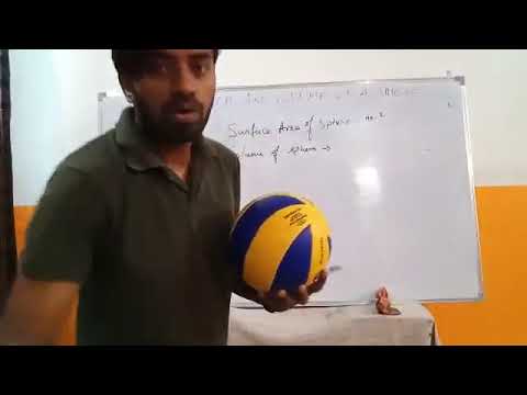 ICSE Maths Class 10, Ch 17 Volume and surface area of sphere and hemisphere.