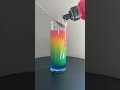 Как сделать радугу в стакане #rainbow #juice #cocktail #bright