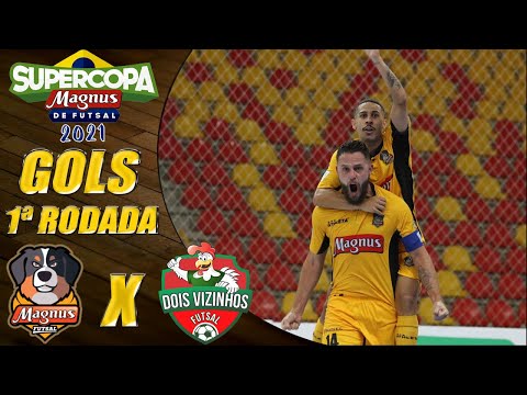 Gols Magnus X Dois Vizinhos | 1ª Rodada | Supercopa de Futsal 2021 (25/02/2021)