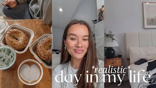 *realistic* day in the life... with a toddler | coffee shop, laundry, costco, cooking & more!